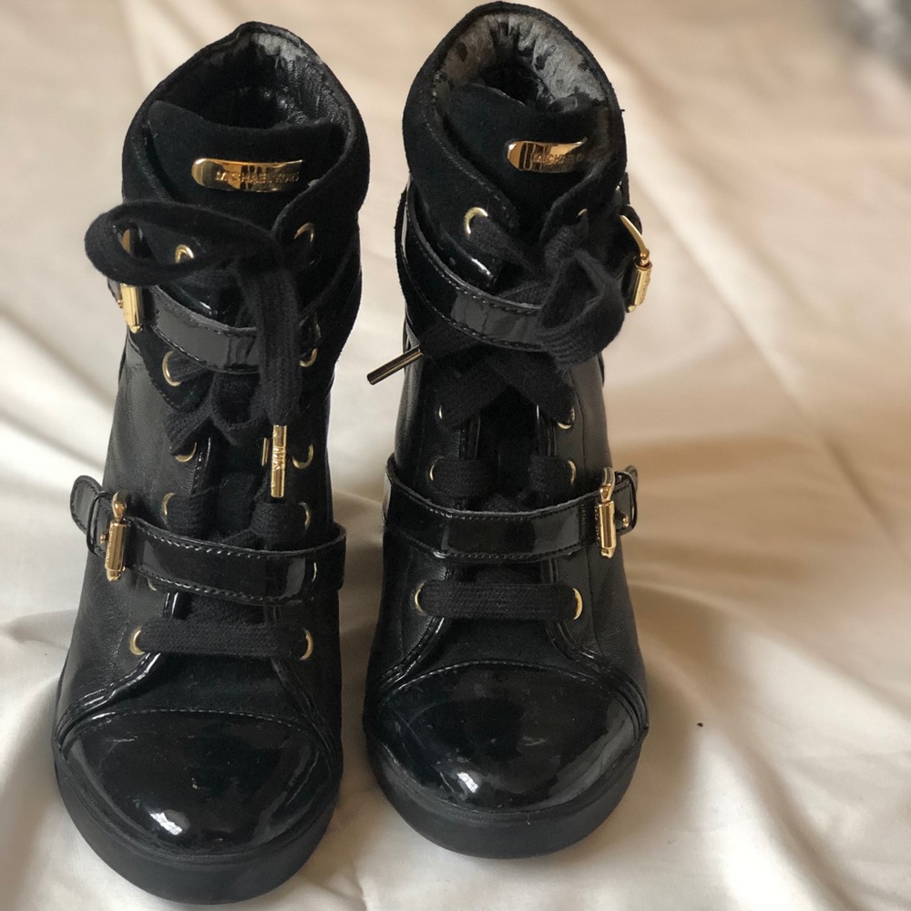 Michael Kors wedge bootie